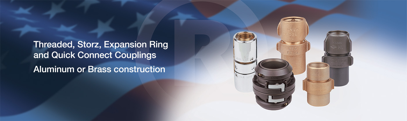 Threaded, Storz, Expansion Ring and Quick Connect Couplings