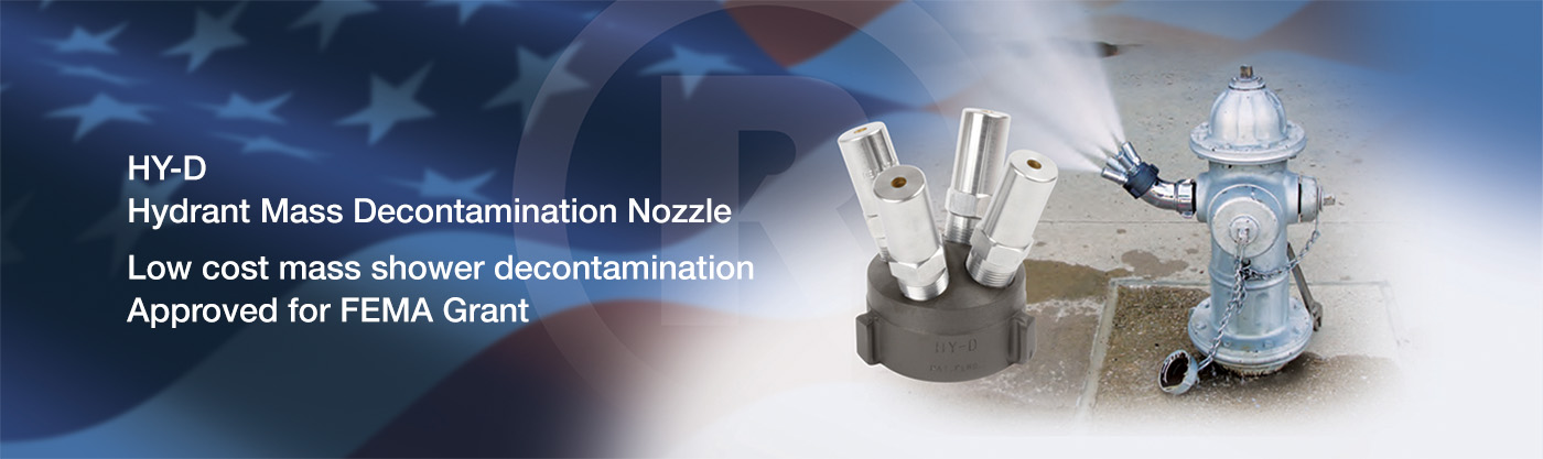 Hydrant Mass Decontamination Nozzle